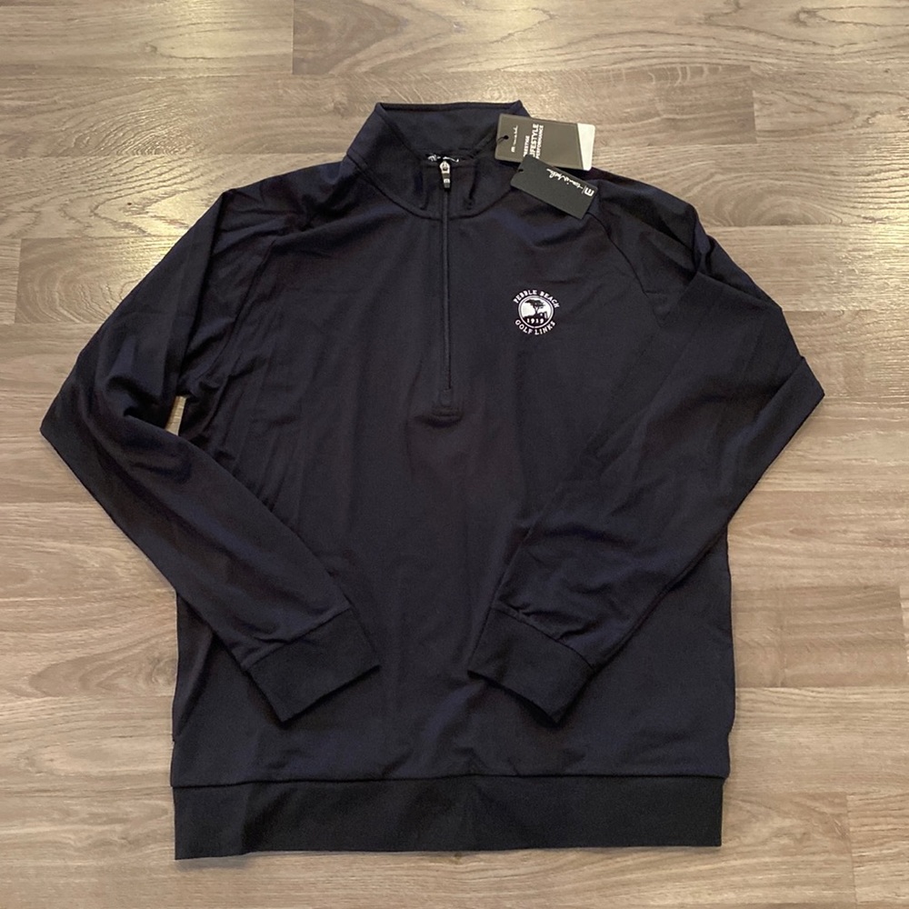 Travis Mathew Black Quarter-Zip Jacket